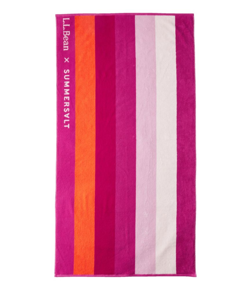 L.L.Bean X Summersalt Seaside Beach Towel Bath & Beach Towels at L.L.Bean