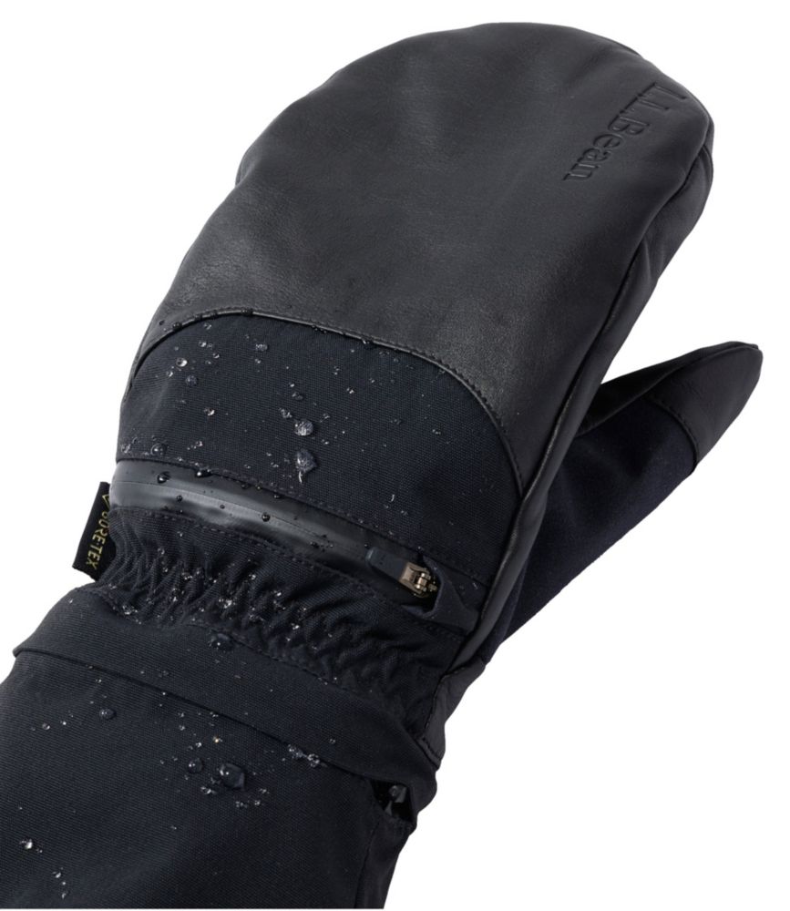 Adults' Wildcat GORE-TEX Ski Mittens, Midnight Black, small image number 3