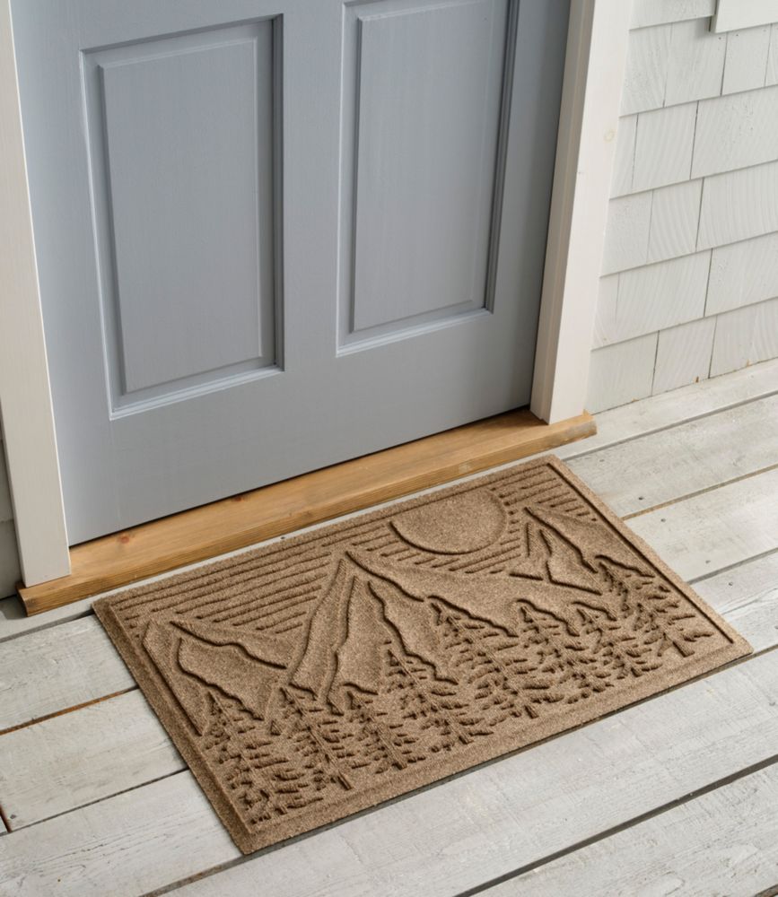 Everyspace Recycled Waterhog Doormat, Treeline, Bluestone, small image number 5