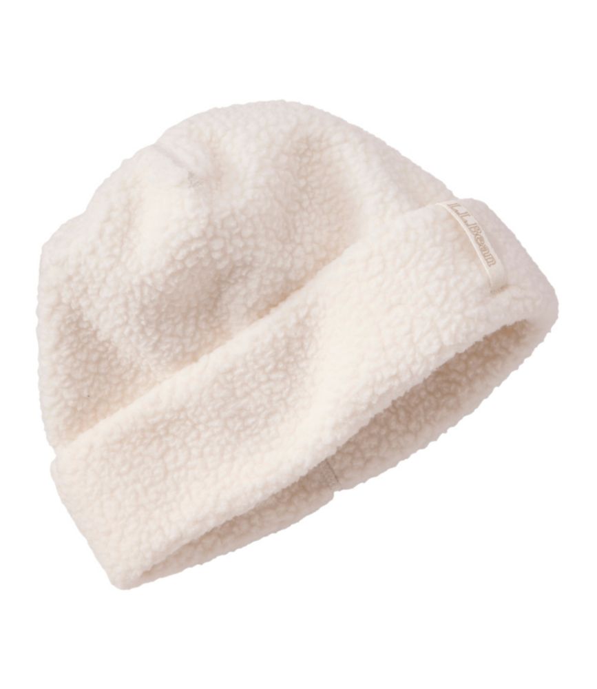 Adults' L.L.Bean Sherpa Fleece Beanie, Bone, small image number 1