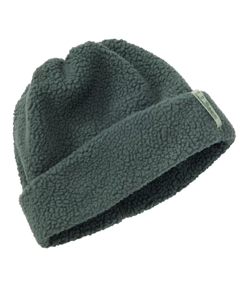 Adults' L.L.Bean Sherpa Fleece Beanie, Shadow Green, small image number 1