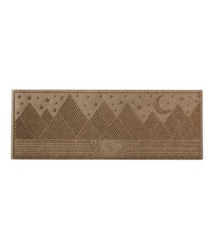 Everyspace Recycled Waterhog Doormat, Twilight Mountain Range