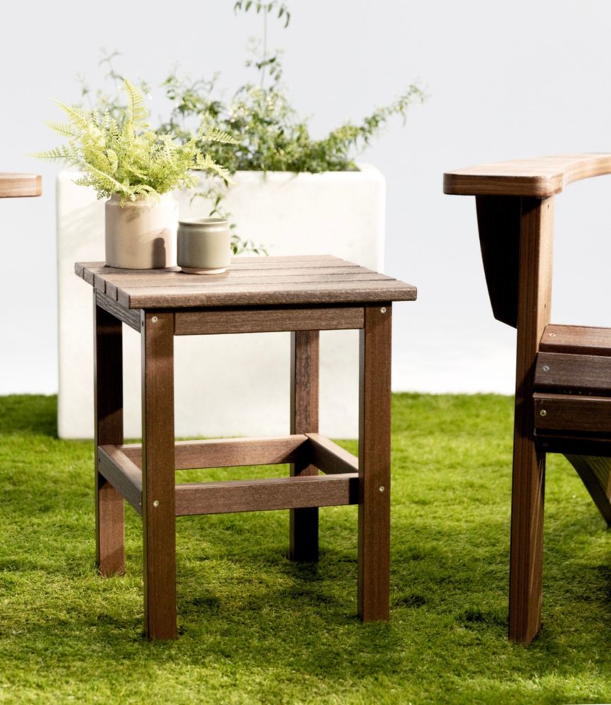 Recycled Poly Lumber Square Side Table