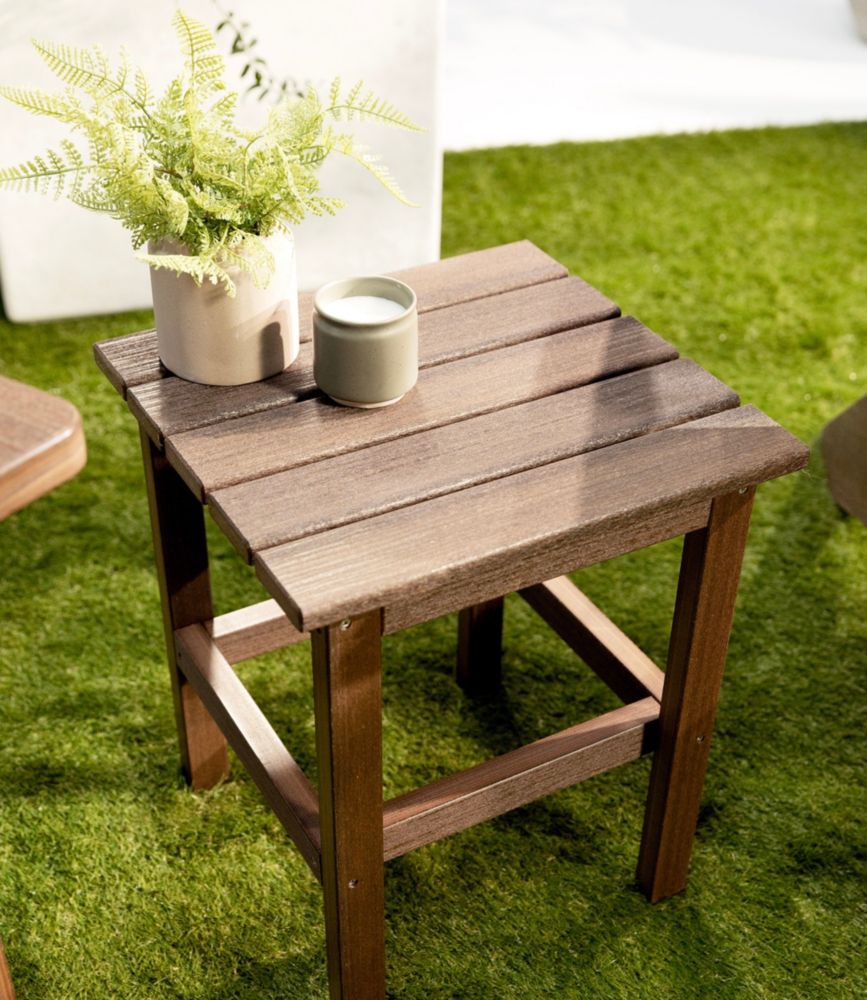 Recycled Poly Lumber Square Side Table