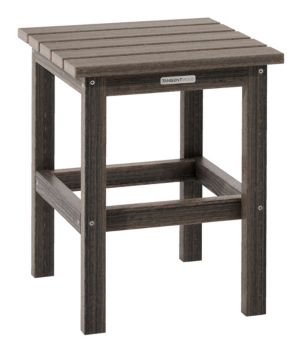 Recycled Poly Lumber Square Side Table, New