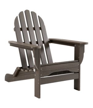 Recycled Poly Lumber Adirondack Chair, Classic, New