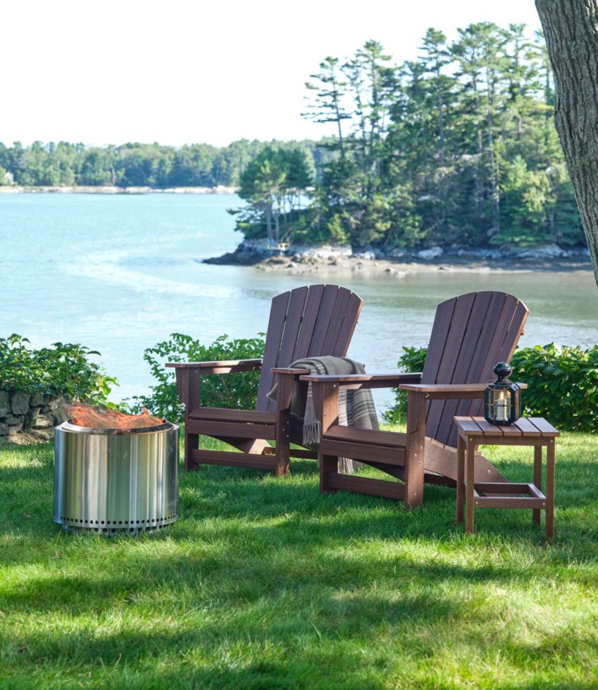Recycled Poly Lumber Adirondack Chair, Shellback