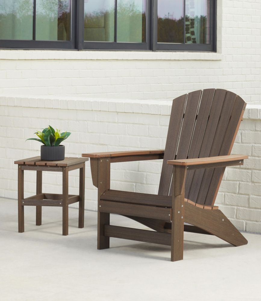 Recycled Poly Lumber Adirondack Chair, Shellback