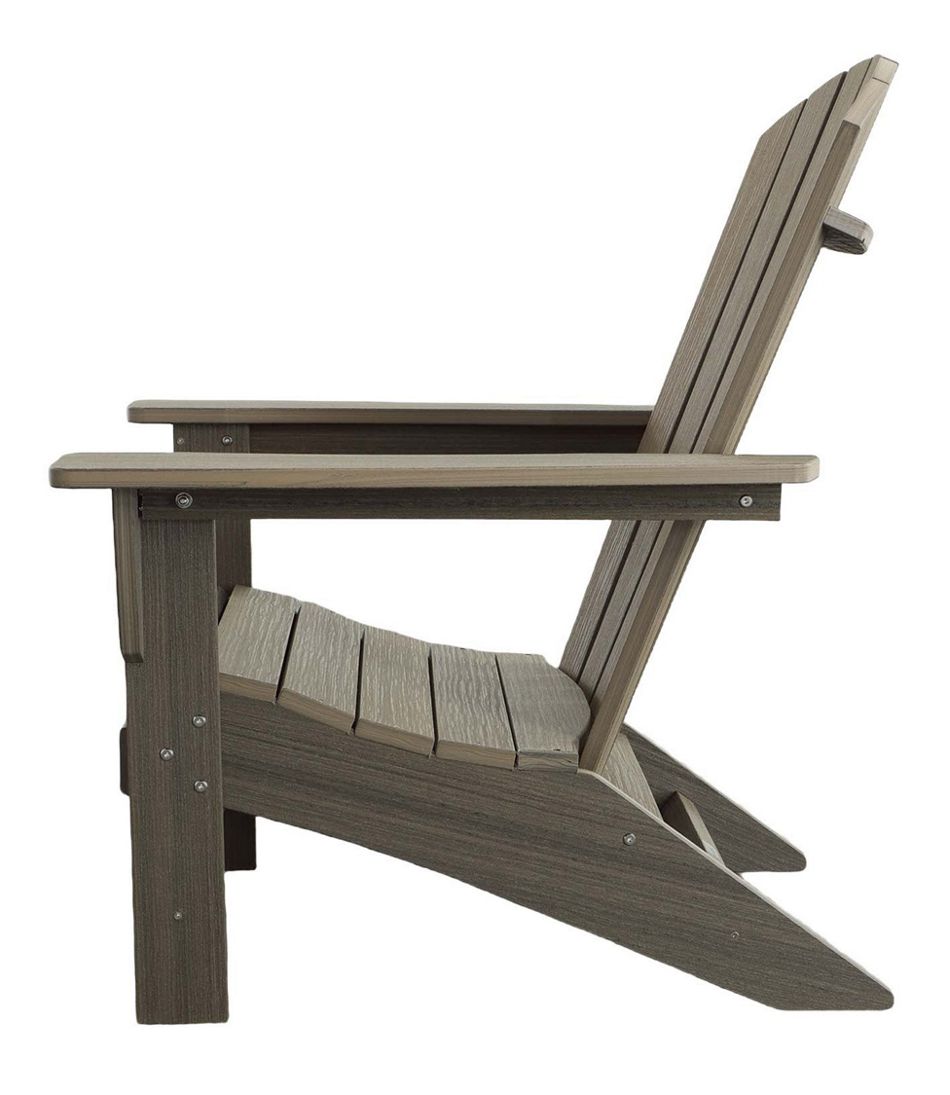 Recycled Poly Lumber Adirondack Chair, Shellback