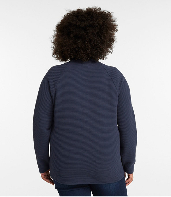 Lakewashed Double-Knit Full Zip , Oatmeal, large image number 2