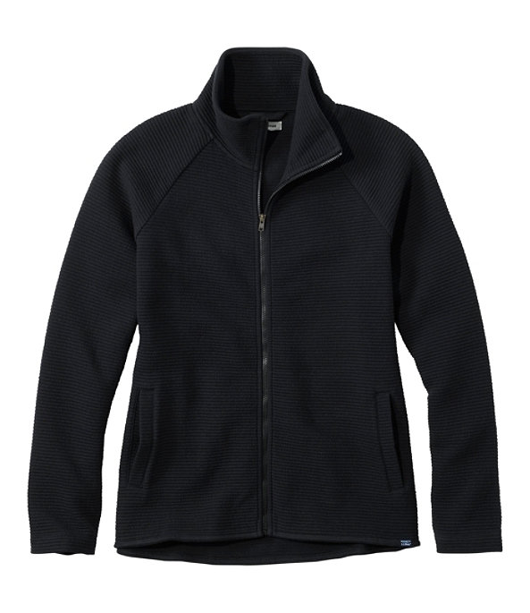 Lakewashed Double-Knit Full Zip , Dark Black, large image number 0