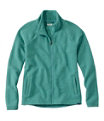 Lakewashed Double-Knit Full Zip , Dusty Teal Heather, small image number 0