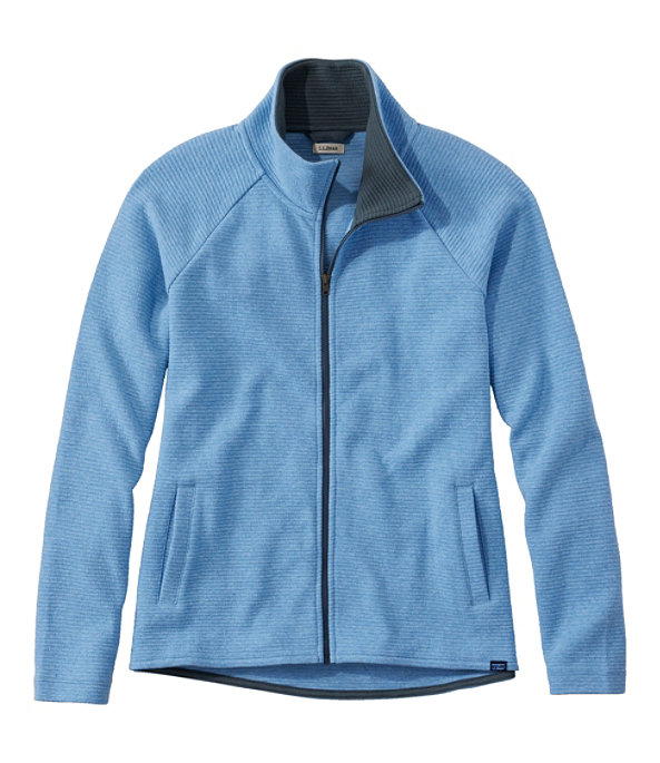 Lakewashed Double-Knit Full Zip , Lake Heather, large image number 0