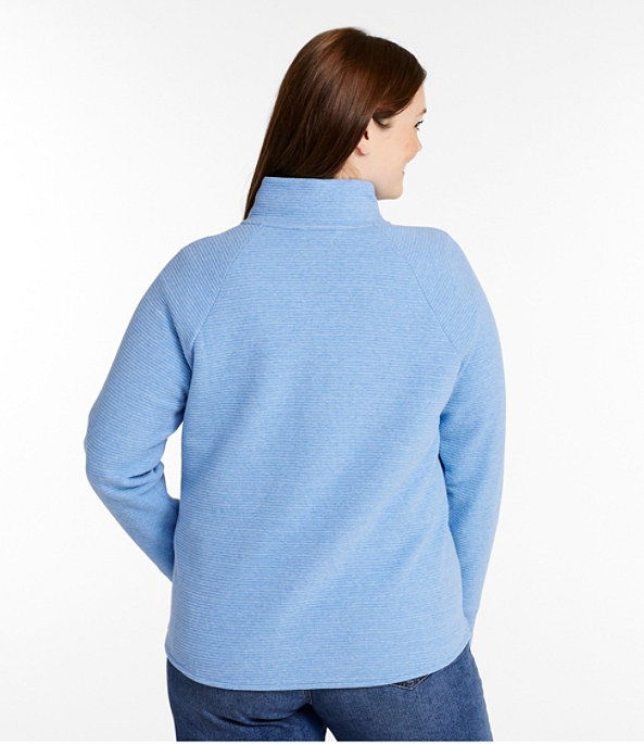 Lakewashed Double-Knit 1/4 Snap Women's Regular, Classic Navy, large image number 2