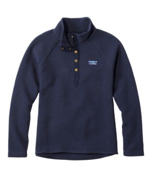 Women's Lakewashed Double-Knit Quarter-Snap