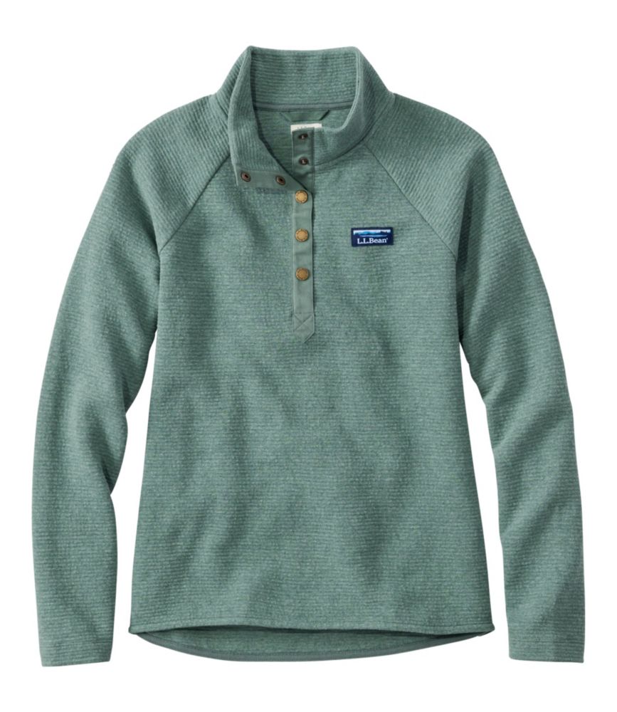 Women's Lakewashed Double-Knit Quarter-Snap