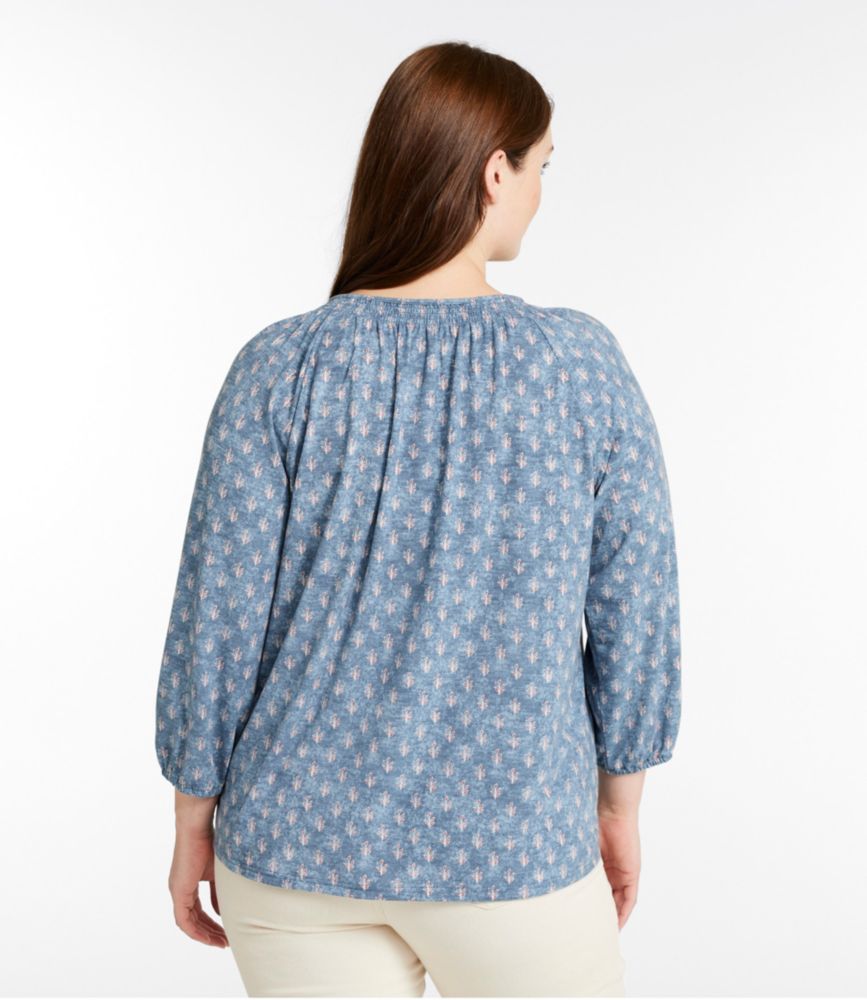Women's Camden Hills Tee, Three-Quarter-Sleeve Print