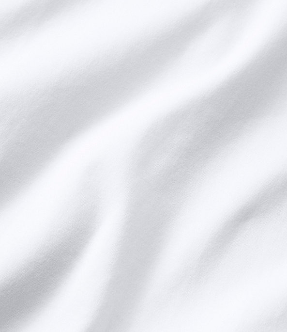 Interlock V-Neck Henley, Long Sleeve, White, large image number 4