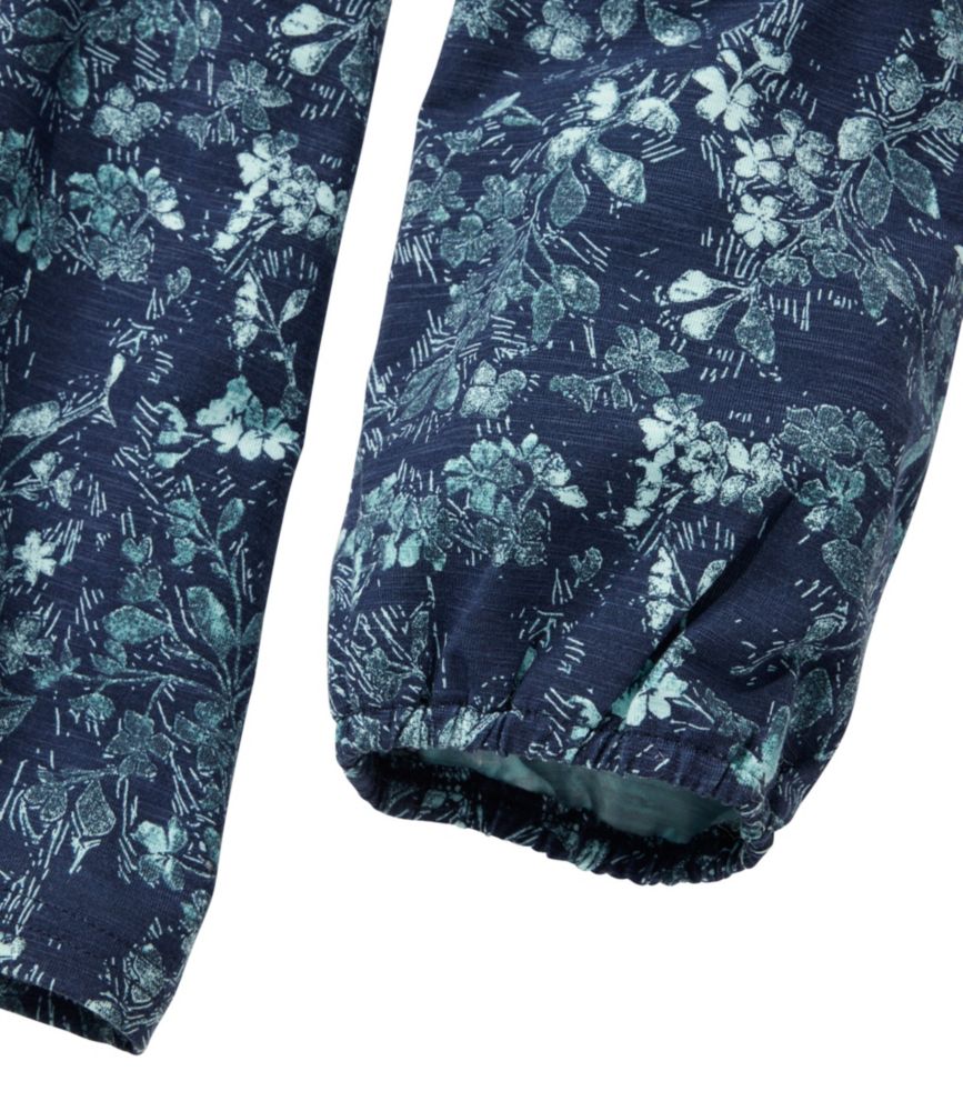 Women's Camden Hills Tee, Three-Quarter-Sleeve Print, Carbon Navy Botanical, small image number 5
