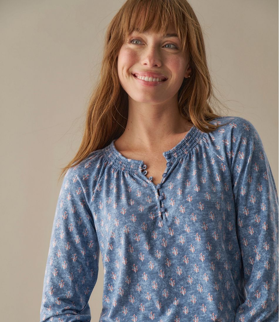Women's Camden Hills Tee, Three-Quarter-Sleeve Print | Tees Women's Camden Hills Tee, Three-Quarter-Sleeve Print | Tees