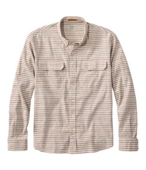 Men's Stonecoast Hemp Shirt, Slightly Fitted Untucked Fit, Stripe, New