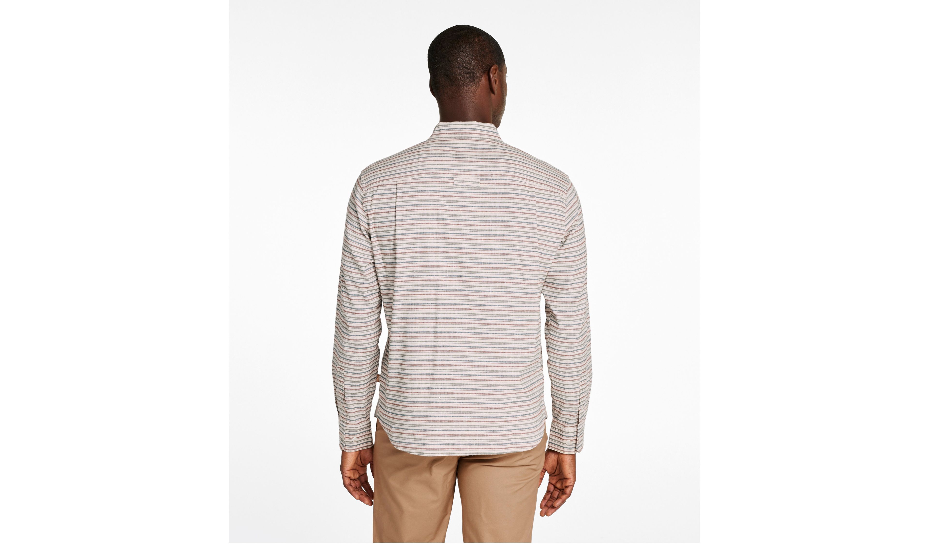 Men's Stonecoast Hemp Shirt, Slightly Fitted, Long-Sleeve, Stripe
