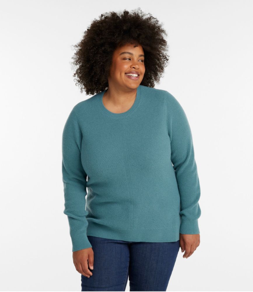Women's Classic Cashmere Textured Sweater, Crewneck