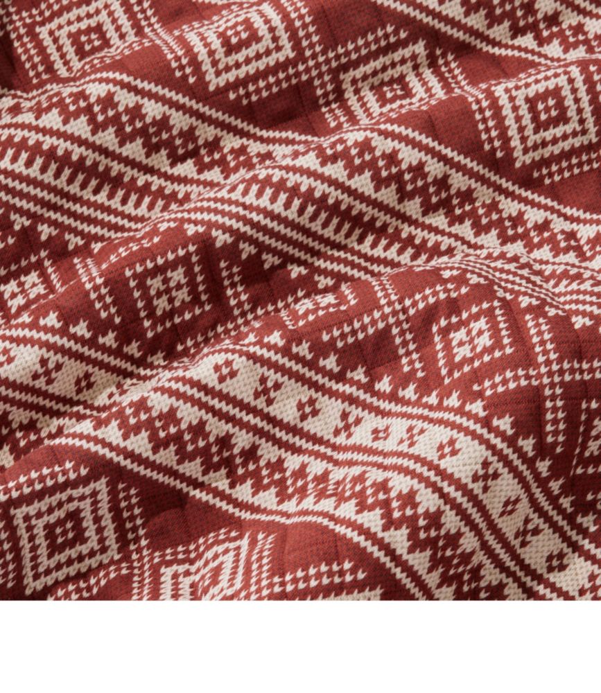 Men's Bean's Quilted Sweatshirt, Crewneck, Print