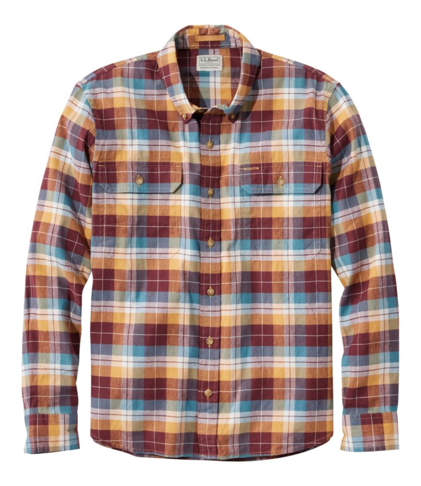 Men's Stonecoast Hemp Shirt, Long-Sleeve, Slightly Fitted Untucked Fit