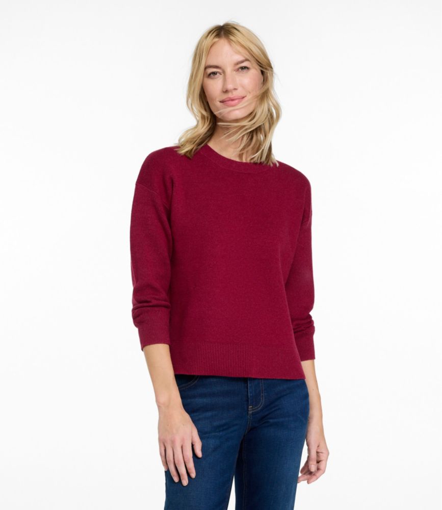 Women's Wicked Soft Cotton/Cashmere Crewneck Sweater Front