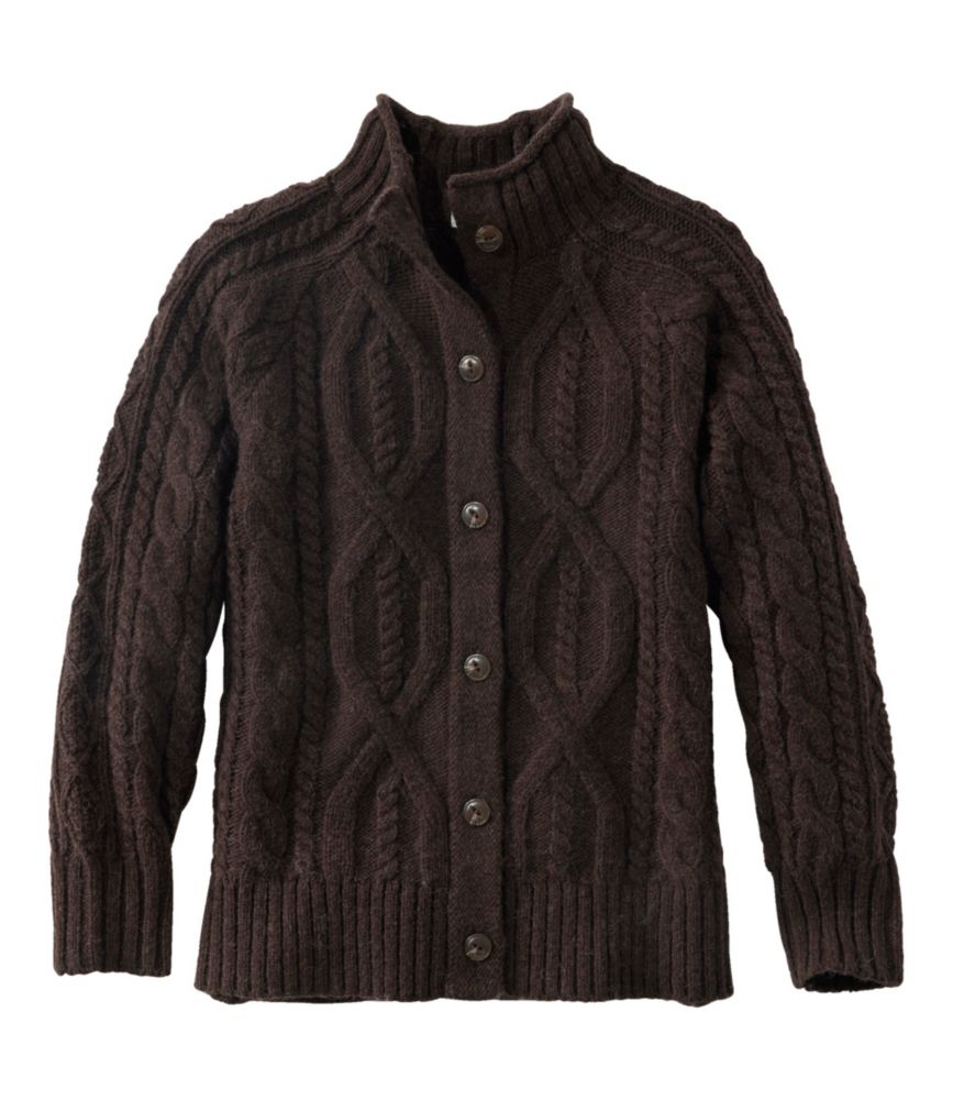 Women's 1912 Heritage Wool Blend Mockneck Cardigan