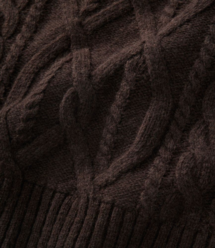 Women's 1912 Heritage Wool Blend Mockneck Cardigan, Oatmeal Marl, small image number 4