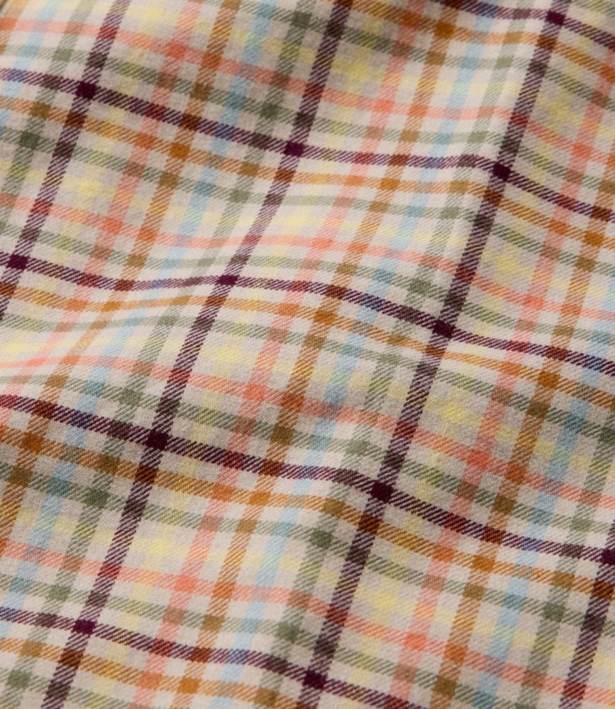 Men's Brushed Jasp&eacute; Twill Shirt, Plaid, Traditional Untucked Fit, Mineral Gray, small image number 7