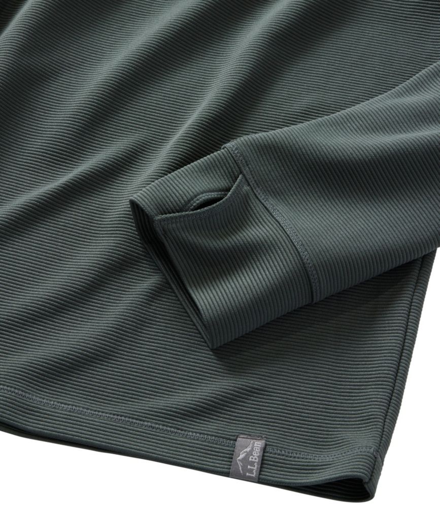 Men's VentureStretch Ottoman-Rib Pullover, Quarter-Zip