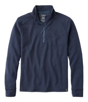 Men's VentureStretch Ottoman-Rib Pullover, Quarter-Zip