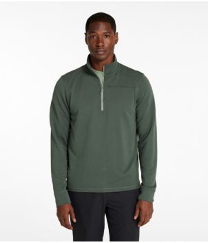 Men's VentureStretch Ottoman-Rib Pullover, Quarter-Zip