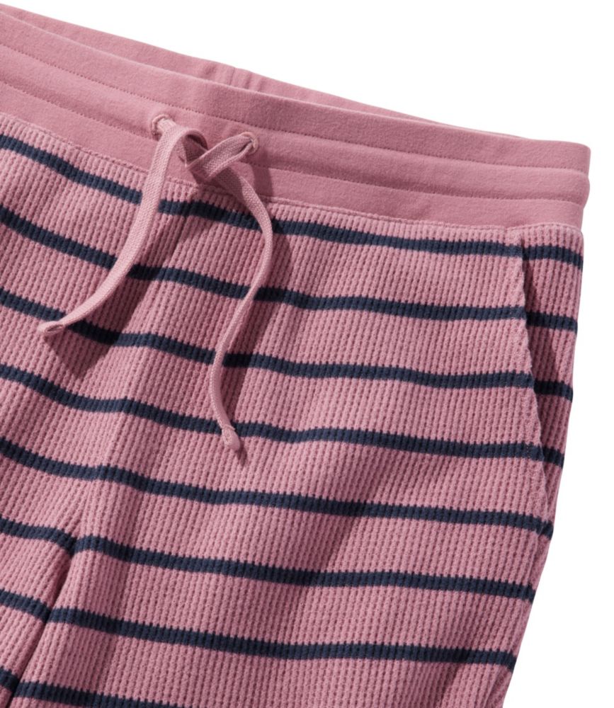 Women's Soft Waffle Sleep Set, Classic Navy Stripe, small image number 5