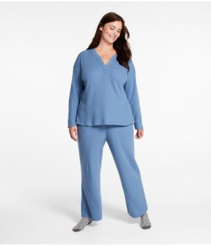 Women's Soft Waffle Sleep Set, New