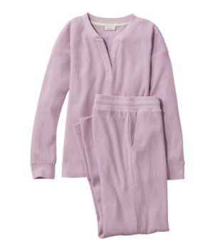 Women's Soft Waffle Sleep Set