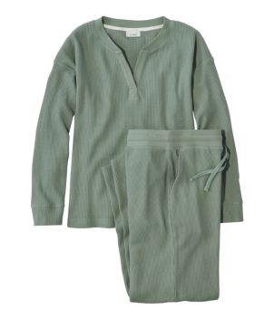 Women's Soft Waffle Sleep Set