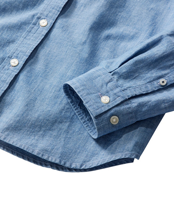 Women's Essential Chambray Shirt, Clean Indigo, large image number 3