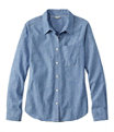Women's Essential Chambray Shirt, Clean Indigo, small image number 0