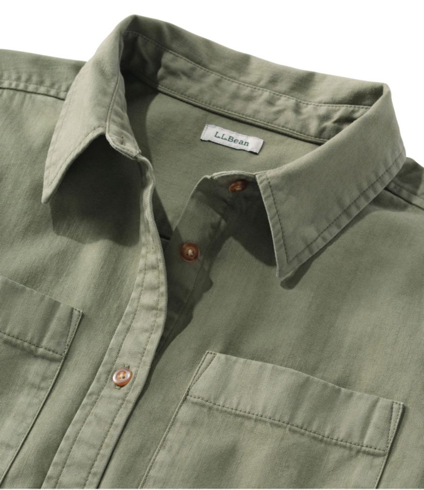 Women's L.L. Bean Heritage Washed Denim Shirt Dress, Garment-Dye