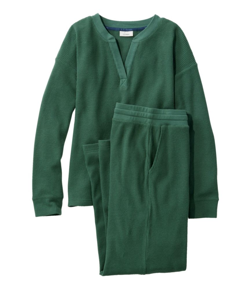 Women's Soft Waffle Sleep Set