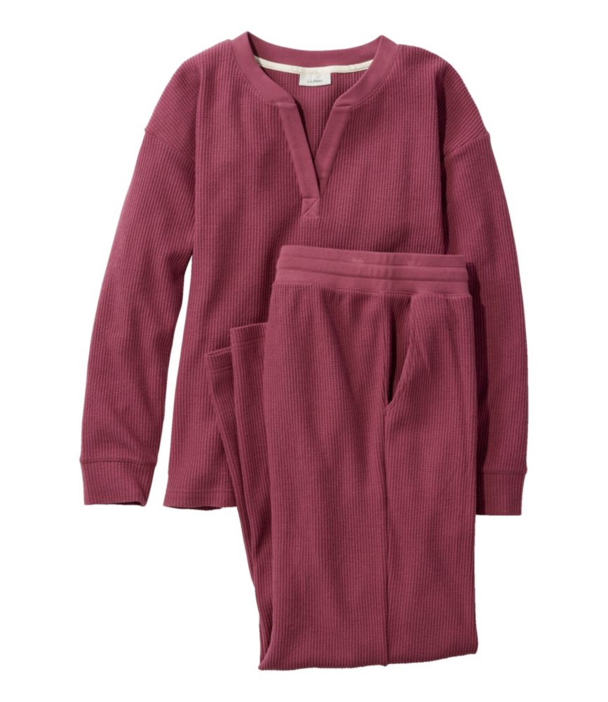 Women's Soft Waffle Sleep Set