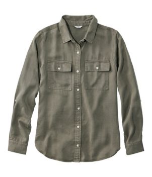 Women's Soft-Washed Tencel Utility Shirt