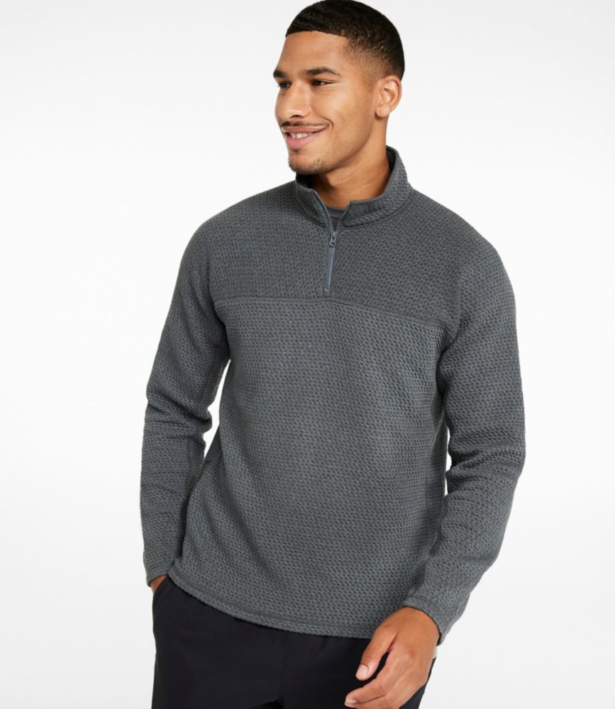 Men's Ridgeknit Pullover, Quarter-Zip