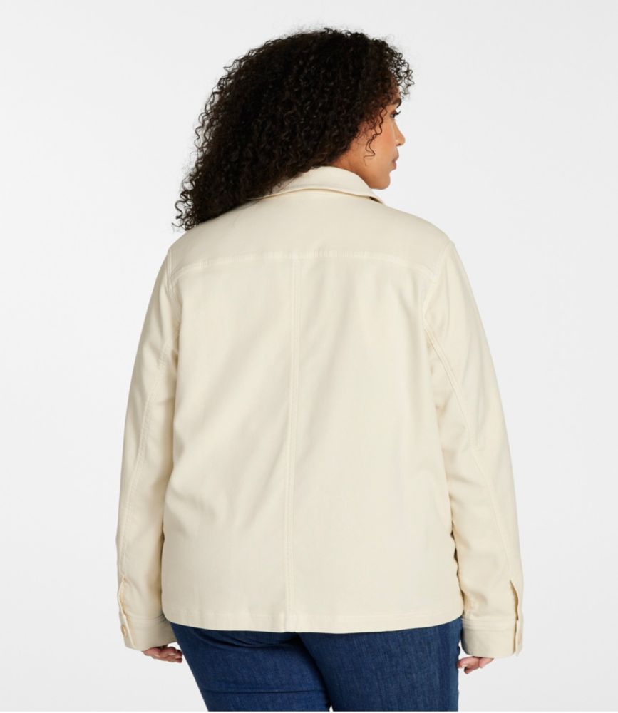 Women's Bean's Stretch Barn Jacket, Sailcloth, small image number 3