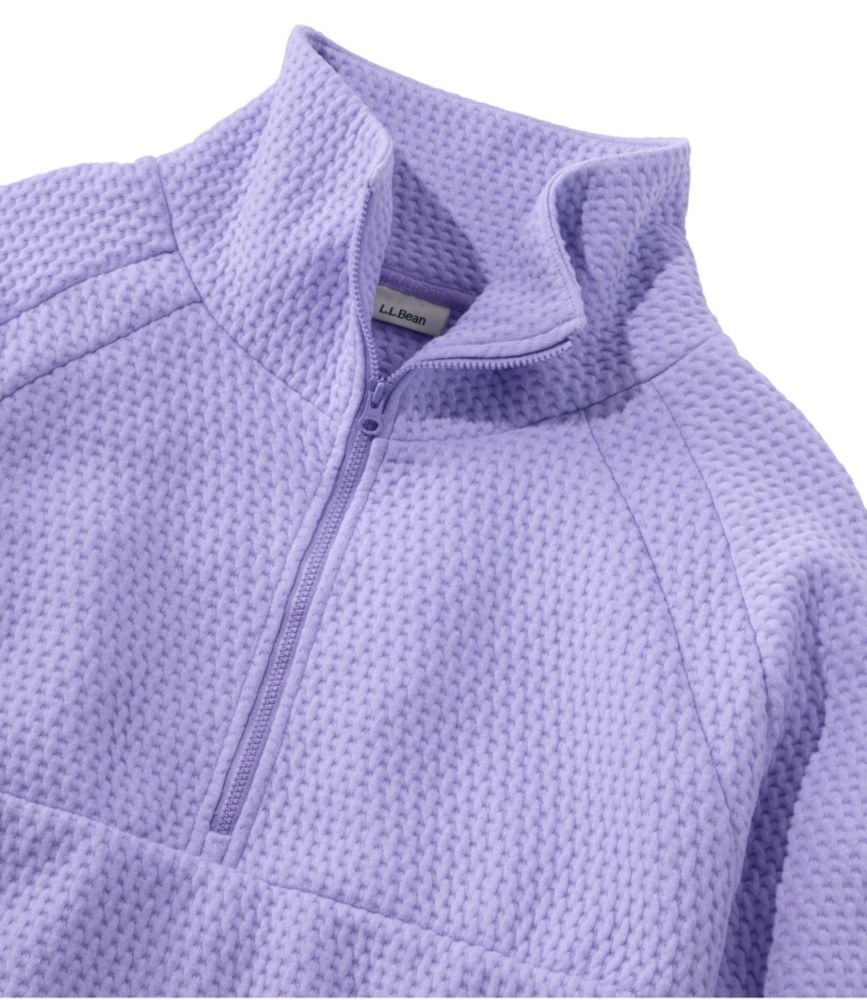 Women's Ridgeknit Half-Zip Pullover, Oversized, Warm Umber, small image number 4