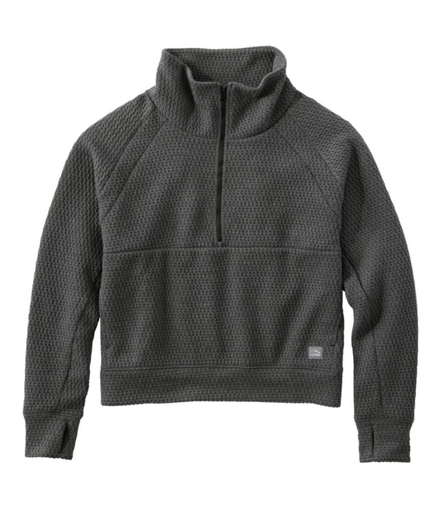Women's Ridgeknit Half-Zip Pullover, Oversized
